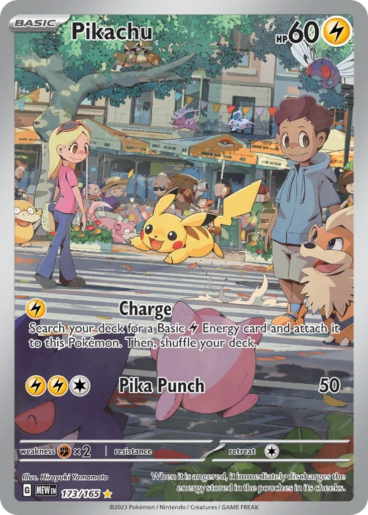 173/165 from 151 Illustration Rare Pokemon Card