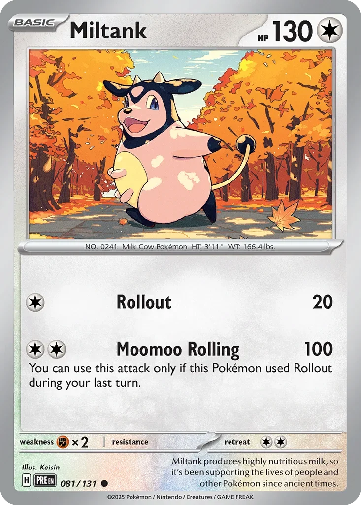 081/131 from Prismatic Evolutions Card List Common Pokemon Card