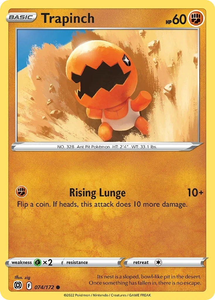 074/172 from Brilliant Stars Common Pokemon Card