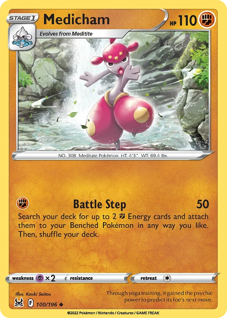 100/196 from Lost Origin Uncommon Pokemon Card
