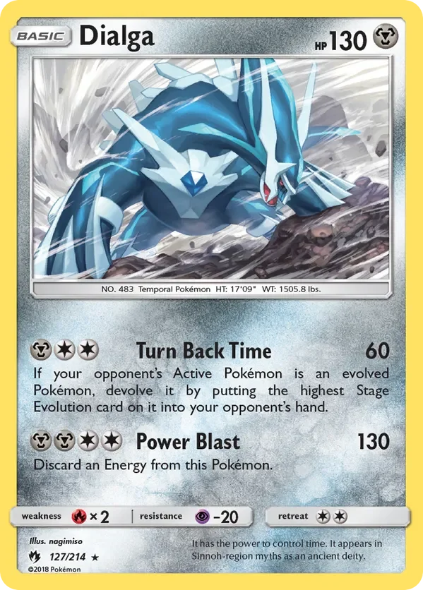 127/214 from Lost Thunder Holo Rare Pokemon Card