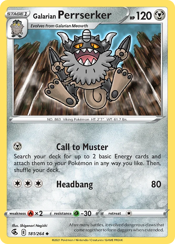 181/264 from Fusion Strike Uncommon Pokemon Card