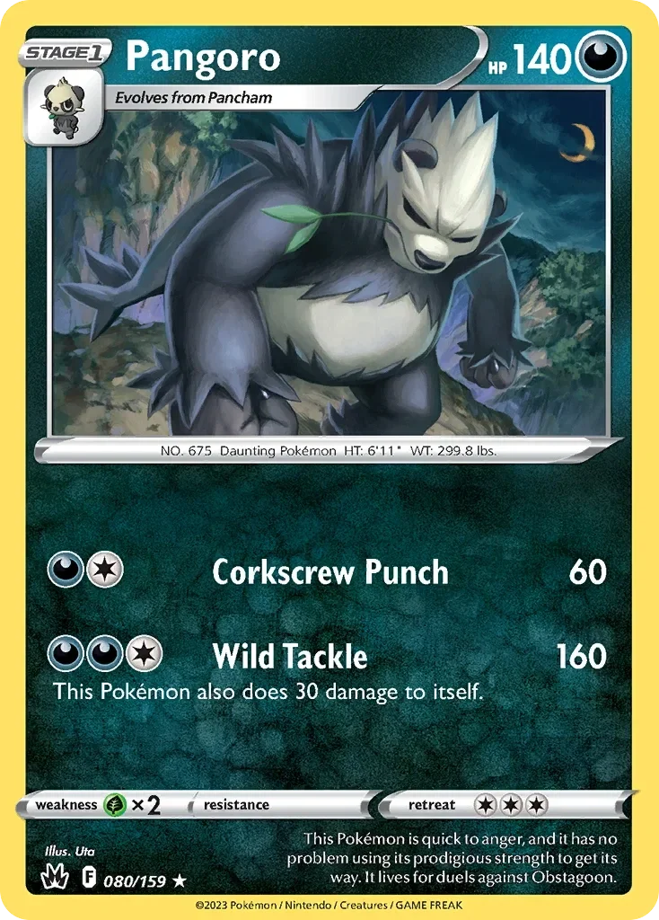 080/159 from Crown Zenith Rare Pokemon Card