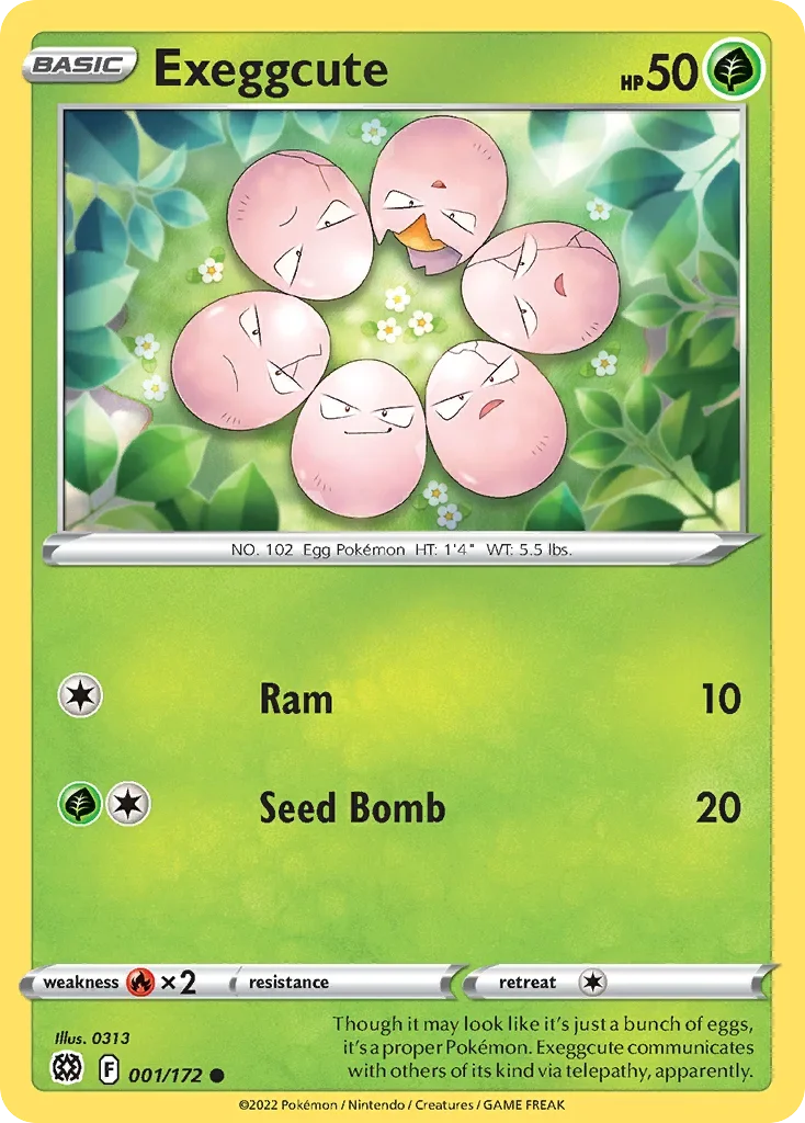 001/172 from Brilliant Stars Common Pokemon Card