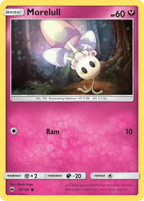 097/147 from Burning Shadows Common Pokemon Card