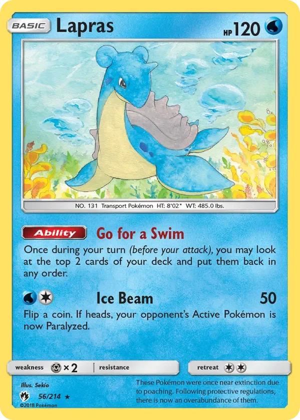 56/214 from Lost Thunder Rare Pokemon Card