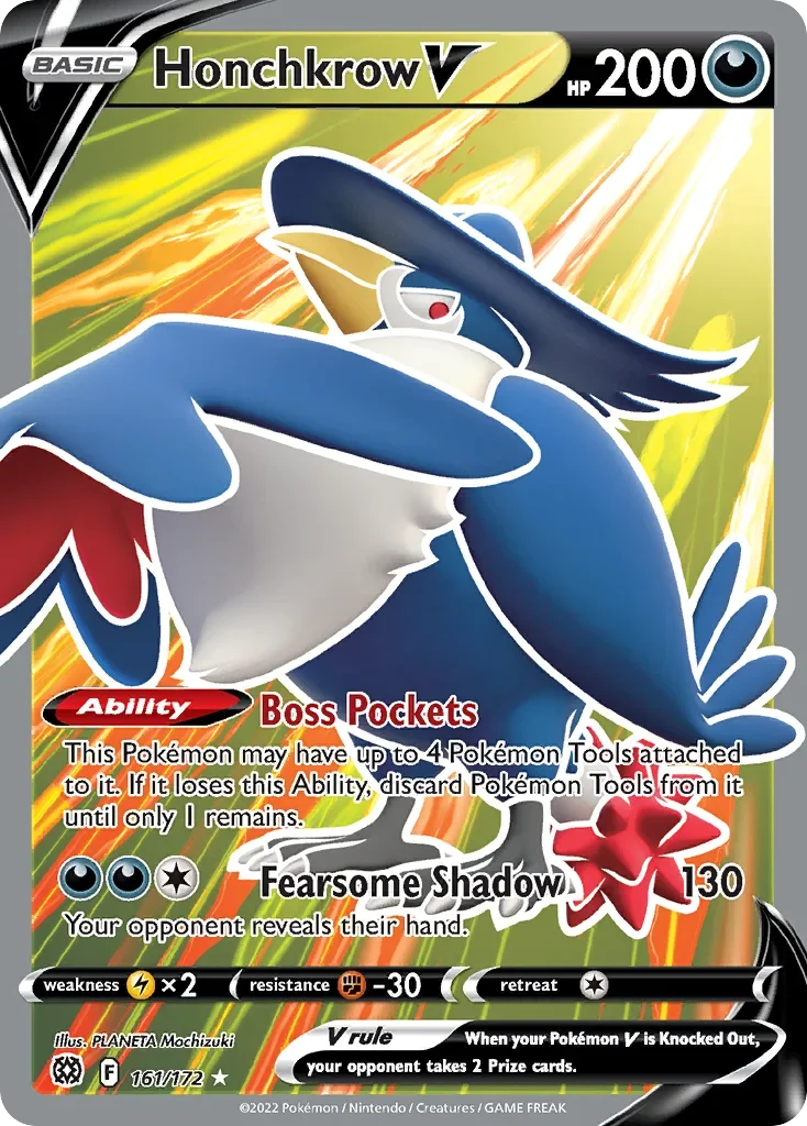 161/172 from Brilliant Stars Full Art Pokemon Card