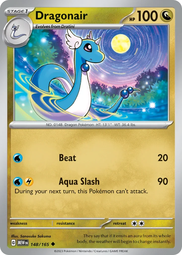 148/165 from 151 Uncommon Pokemon Card
