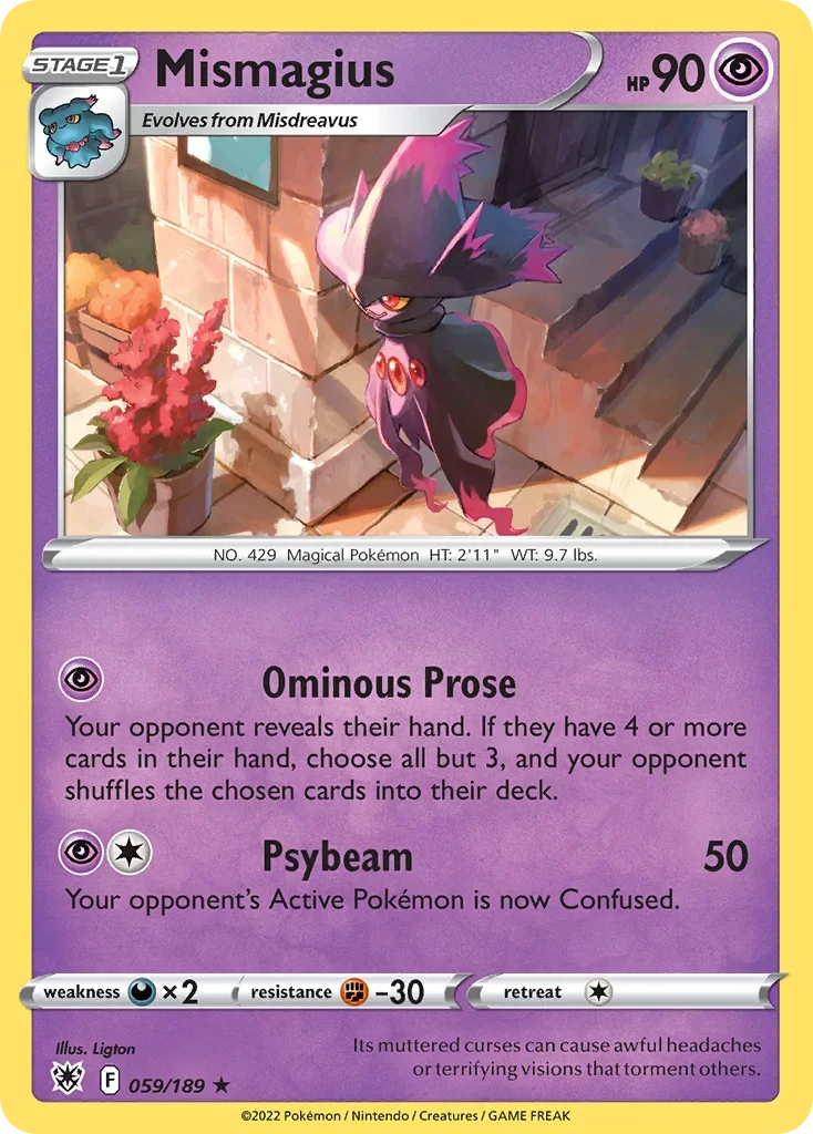 059/189 from Astral Radiance Rare Pokemon Card