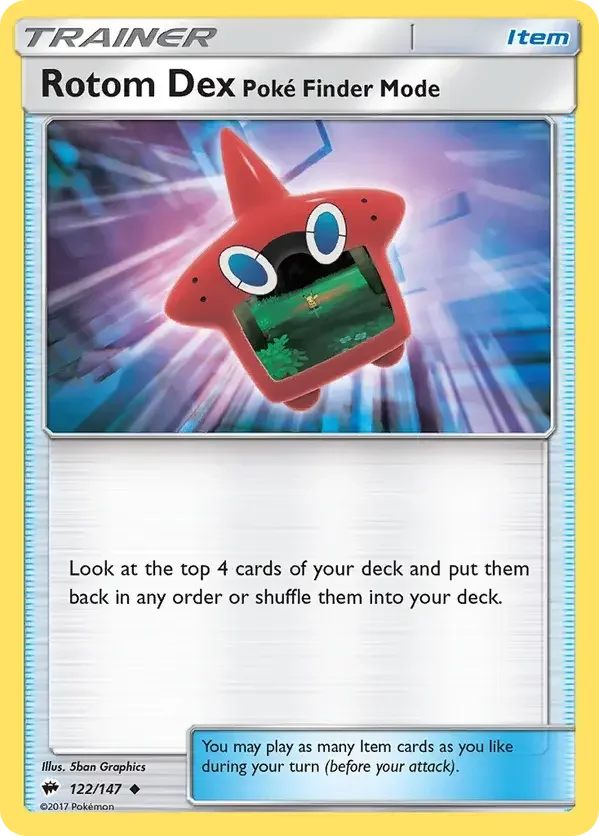 122/147 from Burning Shadows Uncommon Trainer Card