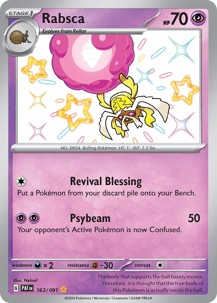 163/091 from Paldean Fates Shiny Rare Pokemon Card