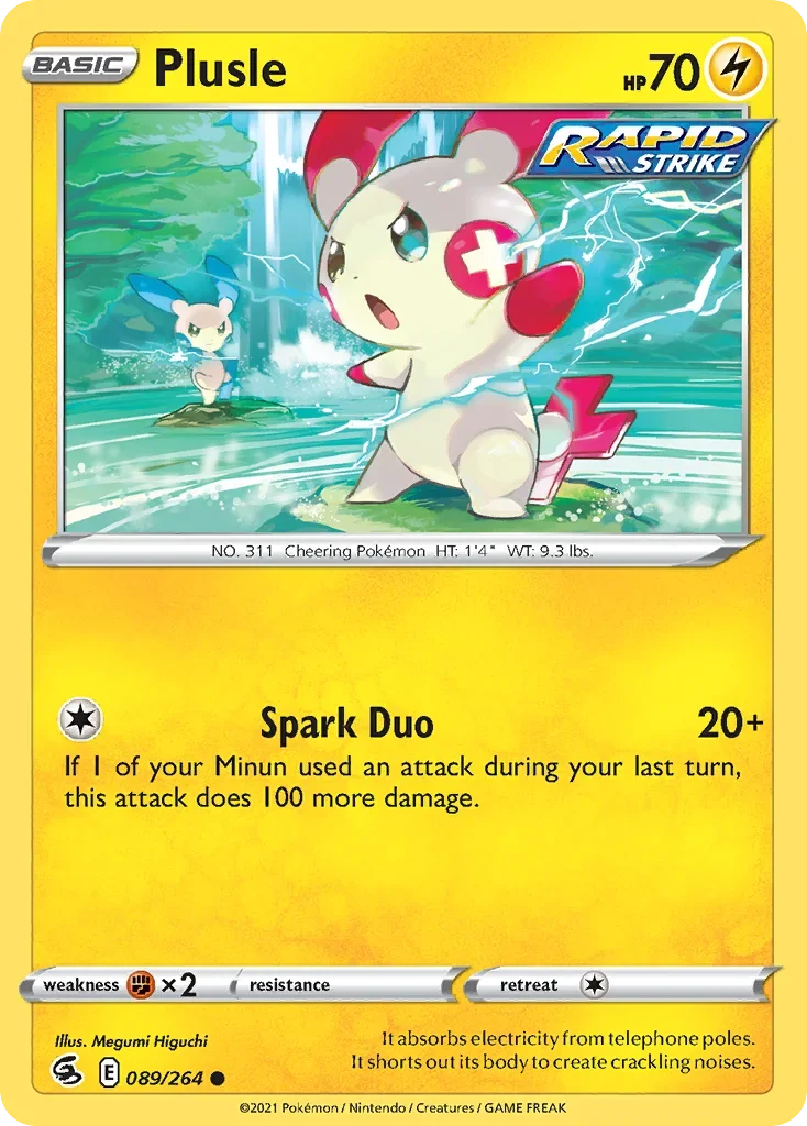 089/264 from Fusion Strike Common Pokemon Card