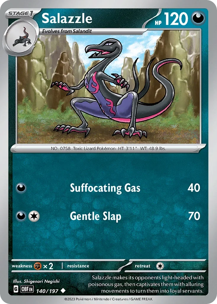 140/197 from Obsidian Flames Uncommon Pokemon Card