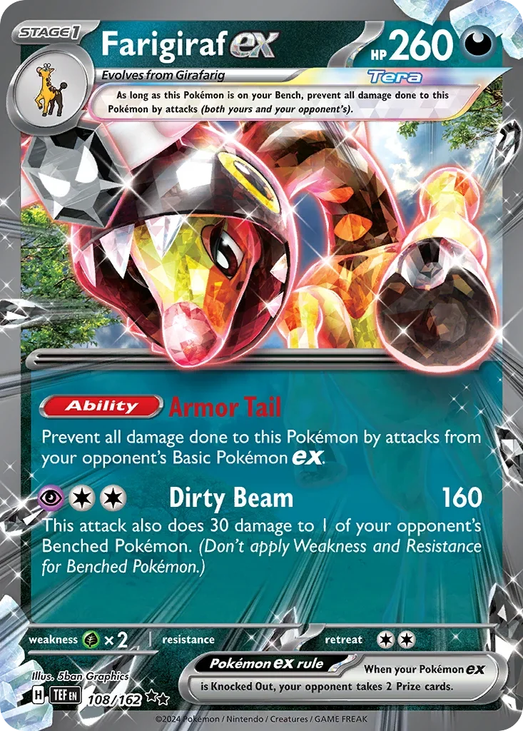 108/162 from Temporal Forces Double Rare Pokemon Card