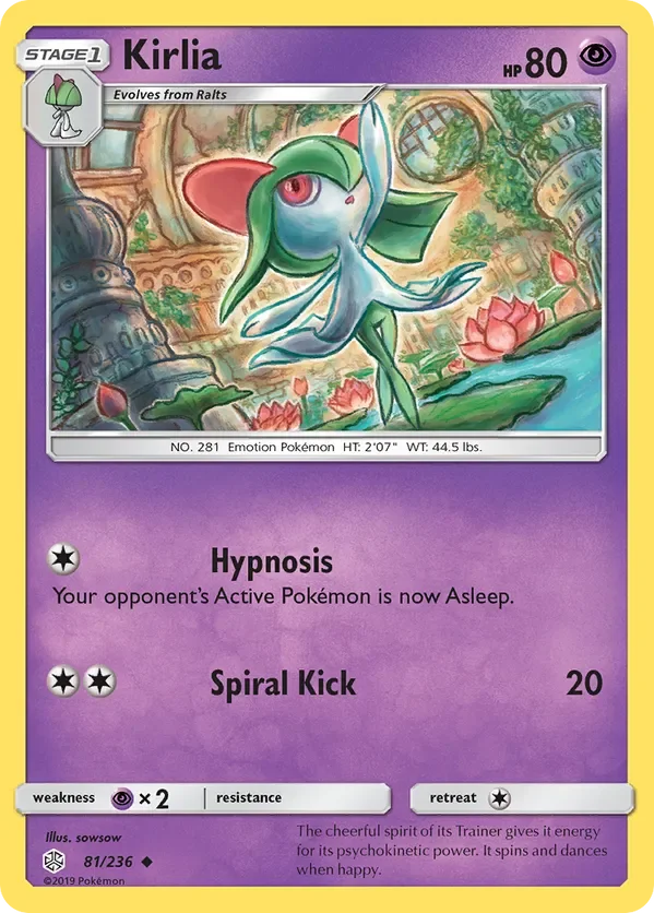 81/236 Kirlia Uncommon Pokemon Card