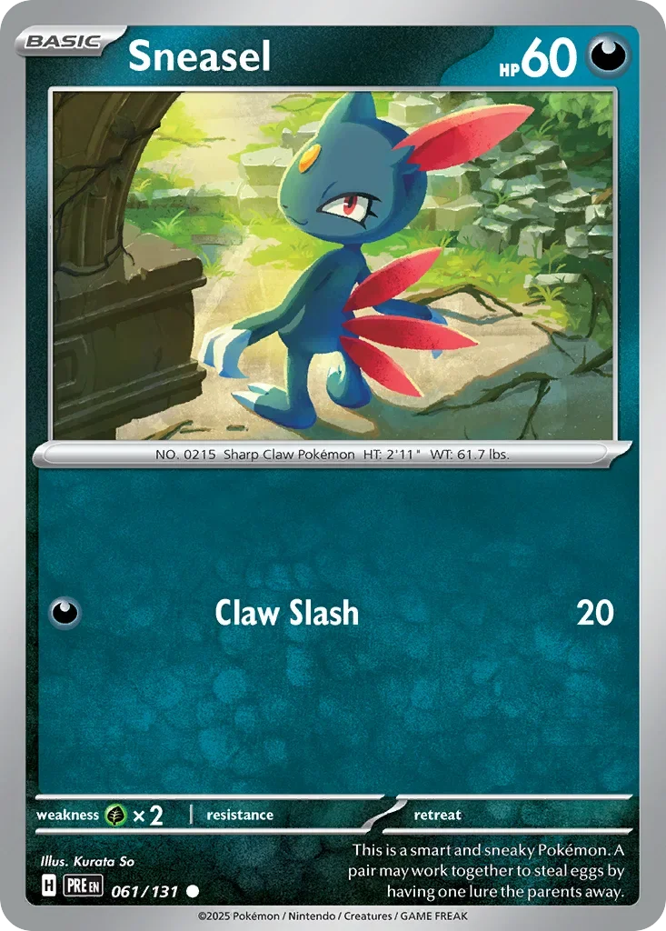 061/131 from Prismatic Evolutions Card List Common Pokemon Card