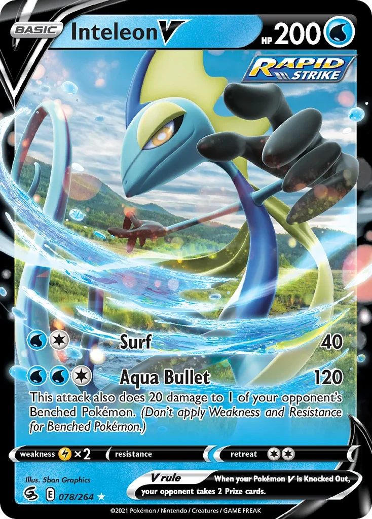 078/264 from Fusion Strike Ultra Rare Pokemon Card