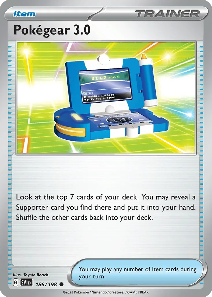 186/198 from Scarlet & Violet Common Pokemon Card