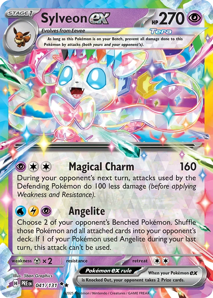 041/131 from Prismatic Evolutions Card List Double Rare Pokemon Card
