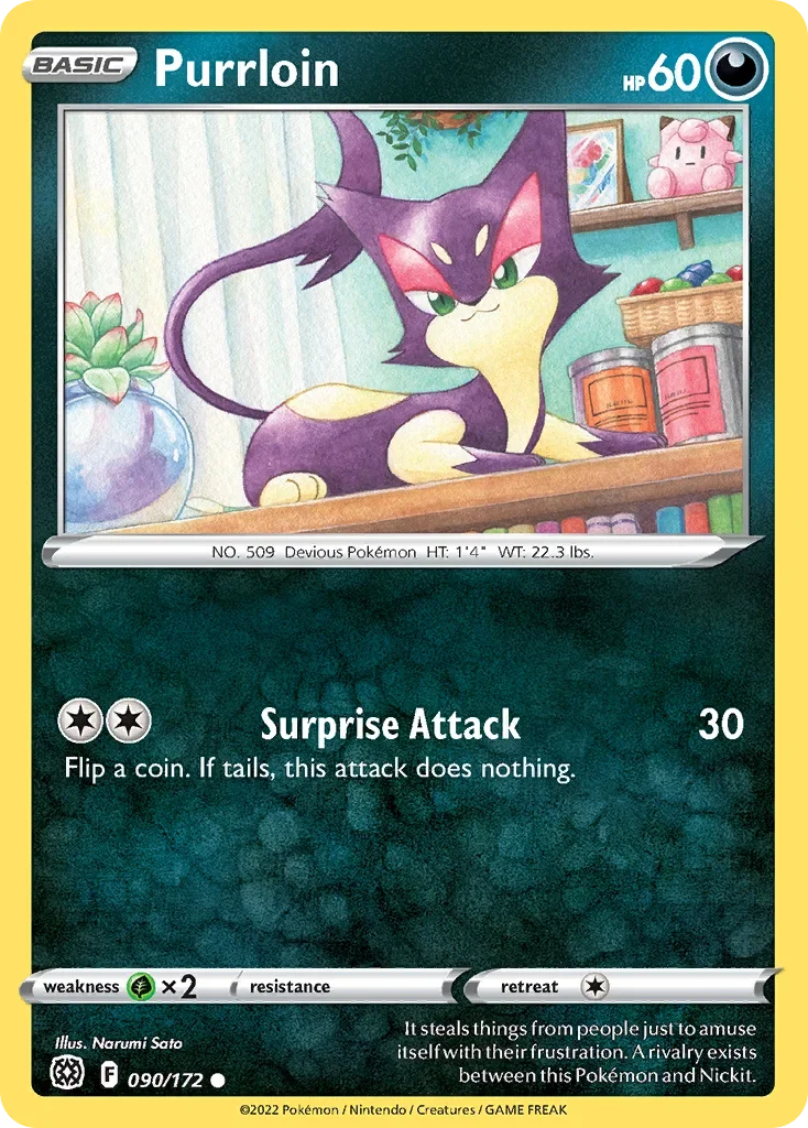 090/172 from Brilliant Stars Common Pokemon Card