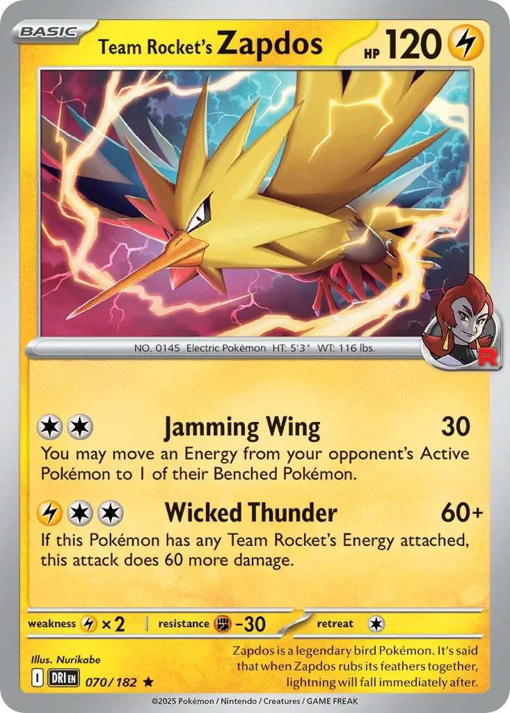 070/182 from Destined Rivals Rare Pokemon Card