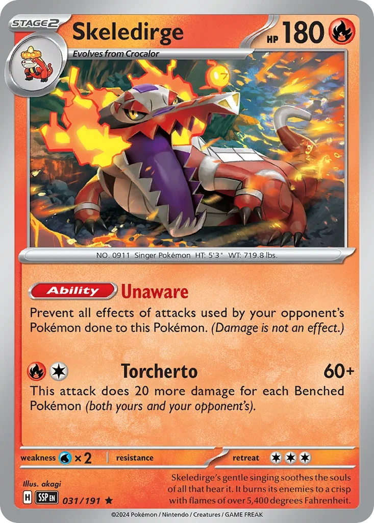 031/191 from Surging Sparks Card List Rare Pokemon Card