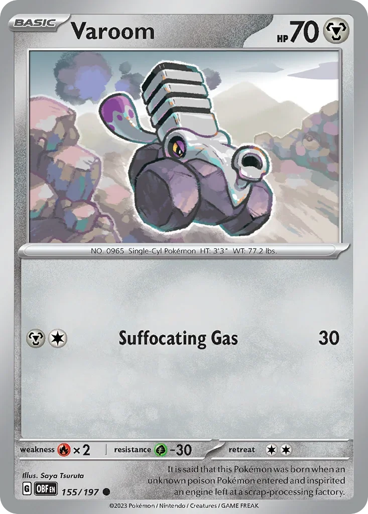 155/197 from Obsidian Flames Common Pokemon Card