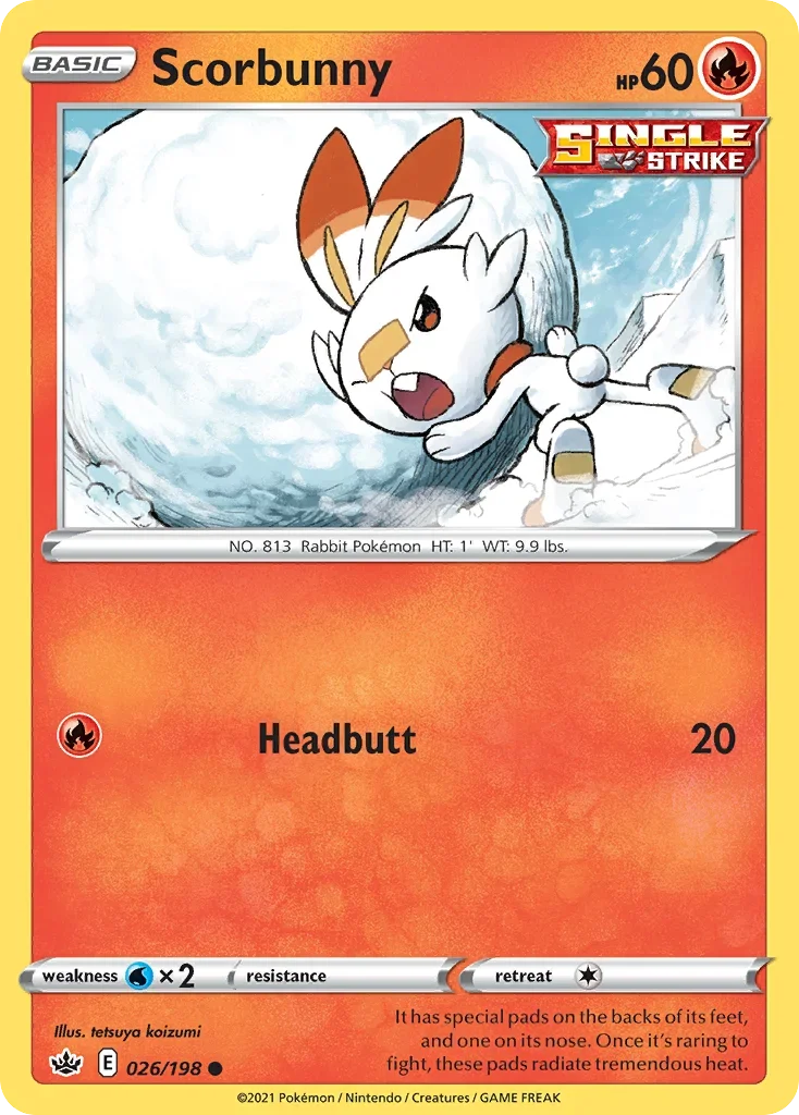 026/198 from Chilling Reign Common Pokemon Card