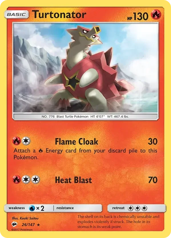 26/147 from Burning Shadows Rare Pokemon Card