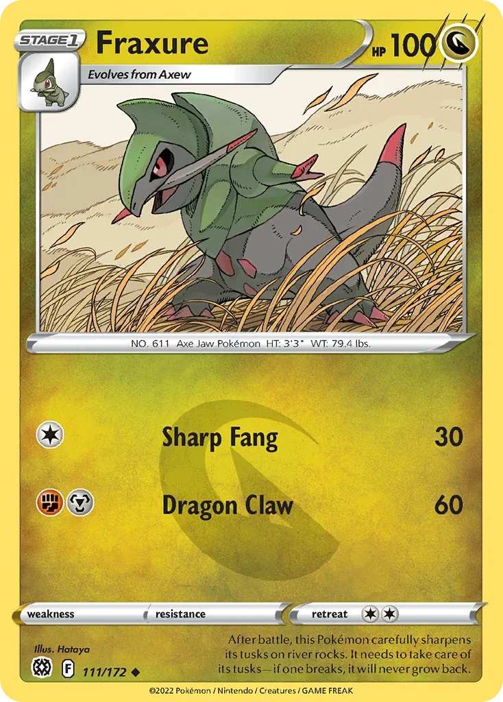111/172 from Brilliant Stars Uncommon Pokemon Card