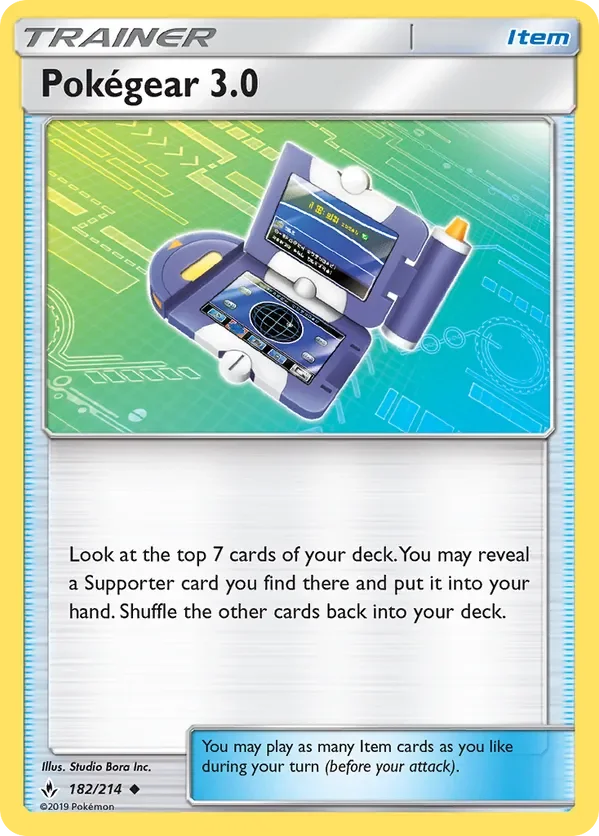 182/214 from Unbroken Bonds Uncommon Trainer Card