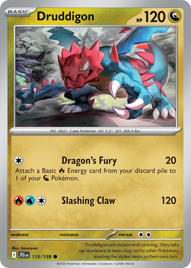 115/159 from Journey Together Common Pokemon Card