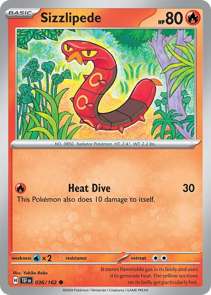 036/162 from Temporal Forces Card List Common Pokemon Card