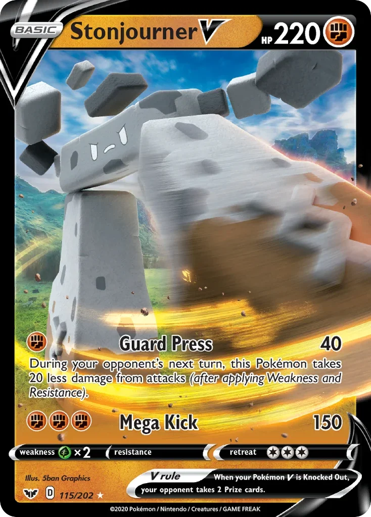 115/202 from Sword & Shield Ultra Rare Pokemon Card