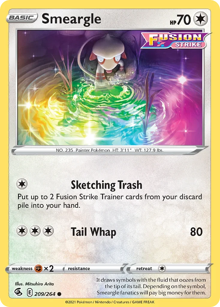 209/264 from Fusion Strike Common Pokemon Card
