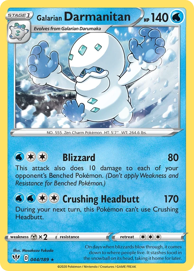 044/189 from Darkness Ablaze Rare Pokemon Card