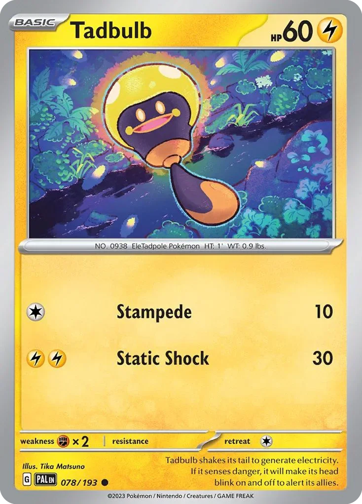 078/193 from Paldea Evolved Common Pokemon Card