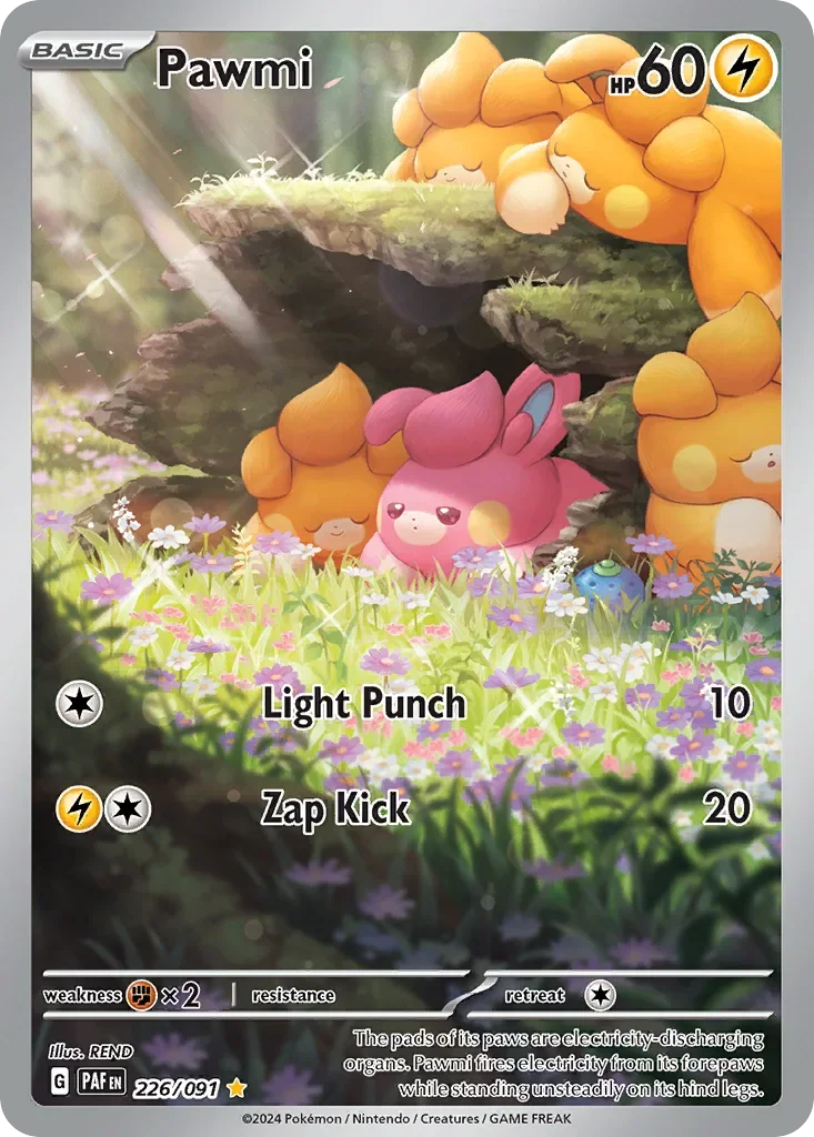 226/091 from Paldean Fates Illustration Rare Pokemon Card