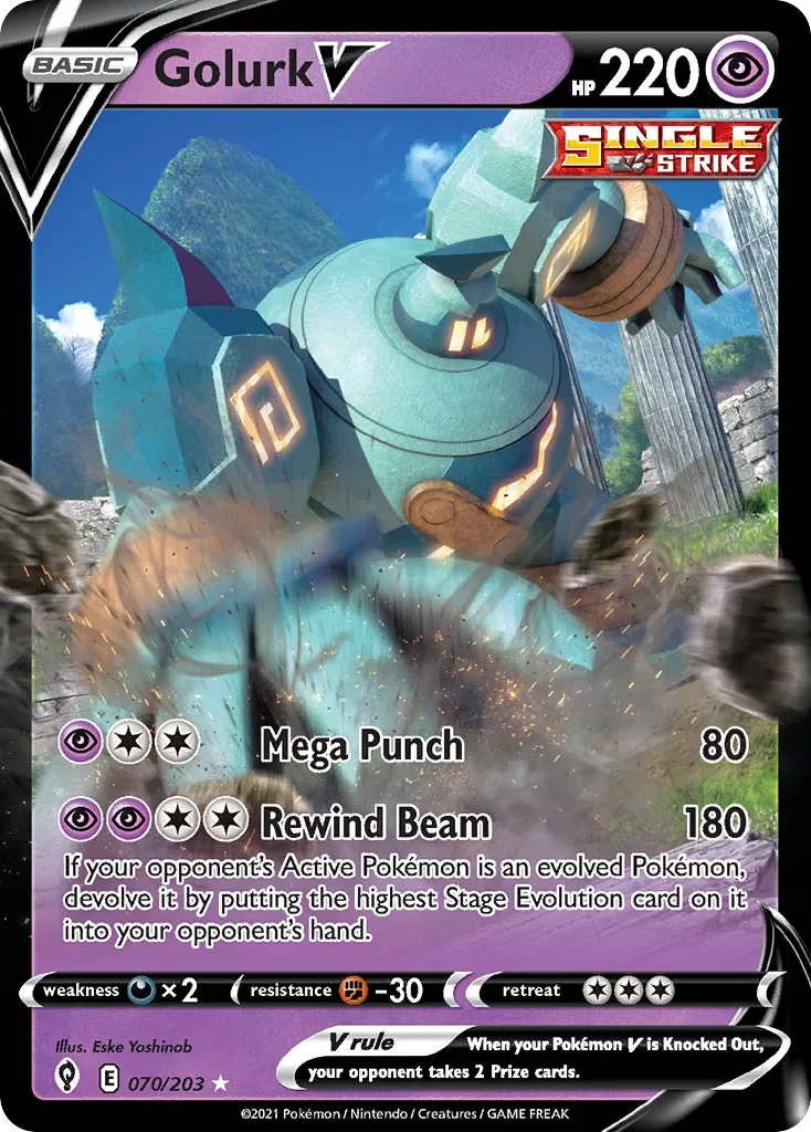 070/203 from Evolving Skies Ultra Rare Pokemon Card