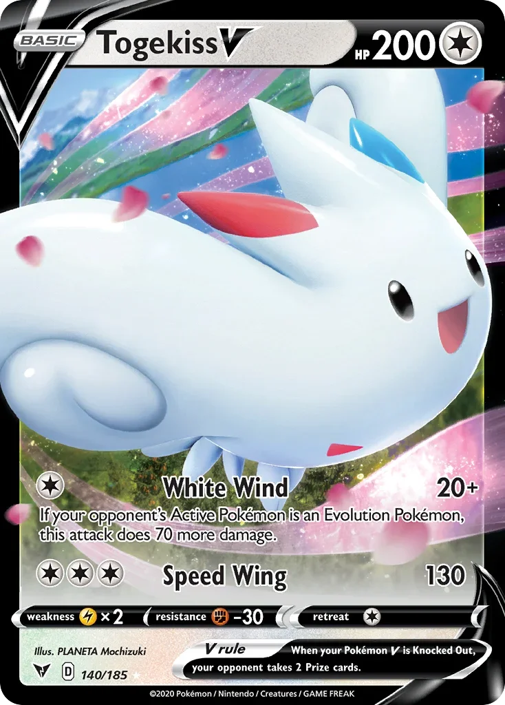 140/185 from Vivid Voltage Ultra Rare Pokemon Card