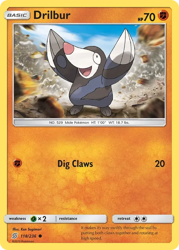 118/236 from Unified Minds Common Pokemon Card