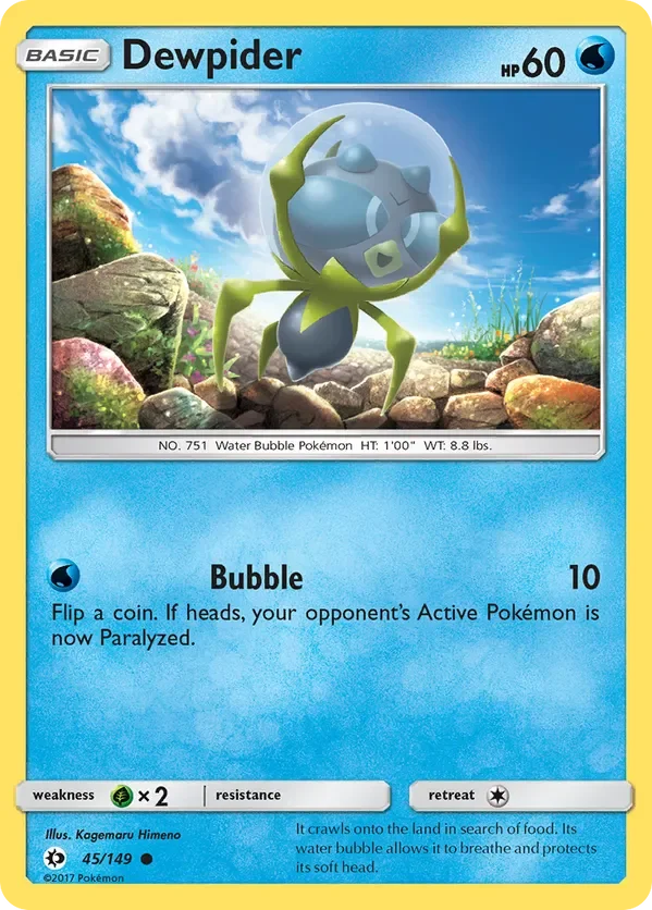45/149 from Sun & Moon Base Common Pokemon Card