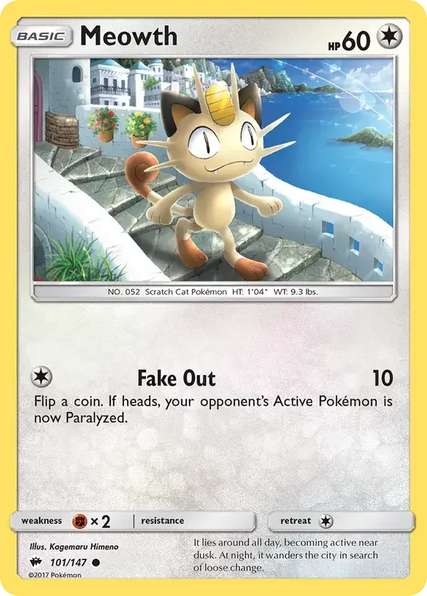 101/147 from Burning Shadows Common Pokemon Card