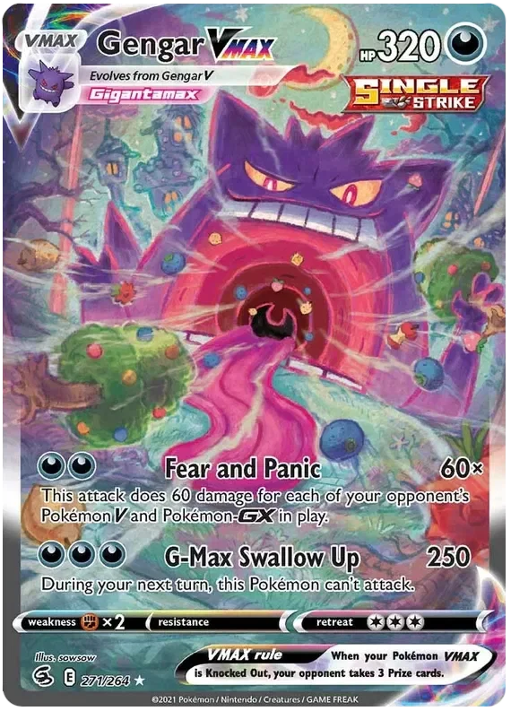 271/264 from Fusion Strike Alternate Art Secret Rare Pokemon Card