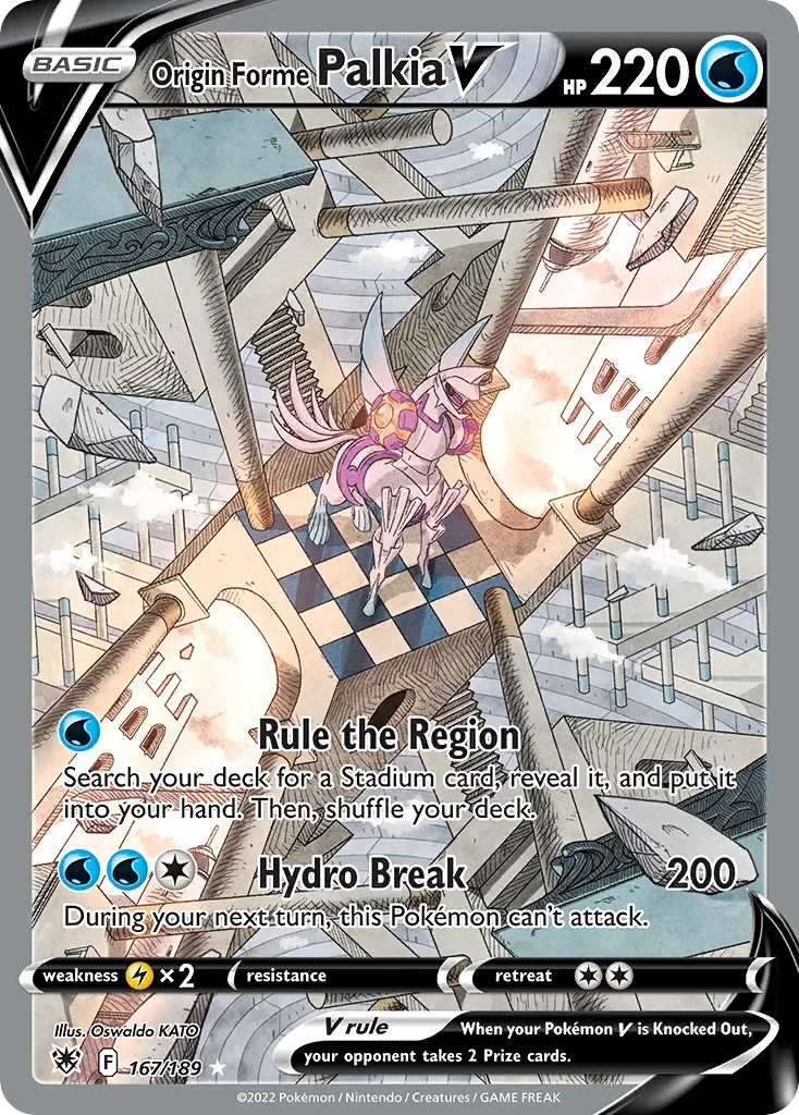 167/189 from Astral Radiance Alternate Art Pokemon Card