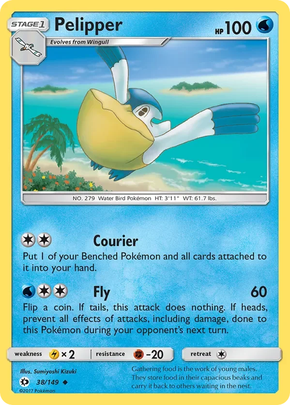 38/149 from Sun & Moon Base Uncommon Pokemon Card