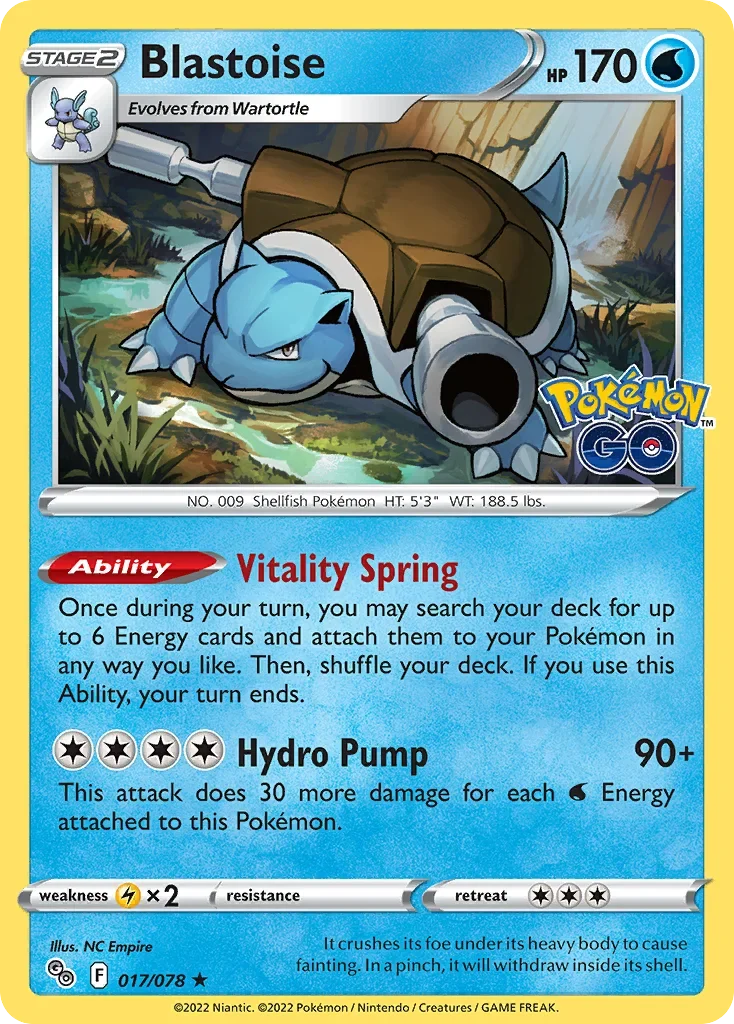 017/078 from Pokemon GO Holo Rare Pokemon Card