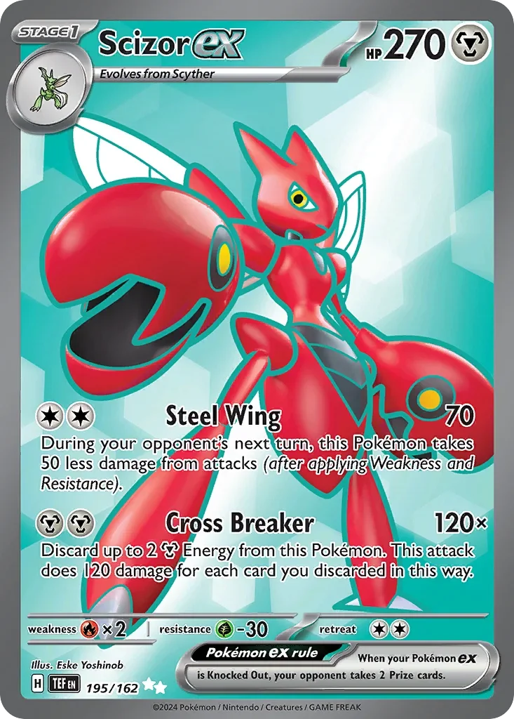195/162 from Temporal Forces Ultra Rare Pokemon Card