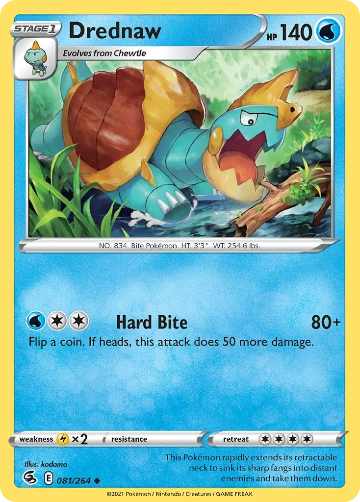 081/264 from Fusion Strike Uncommon Pokemon Card