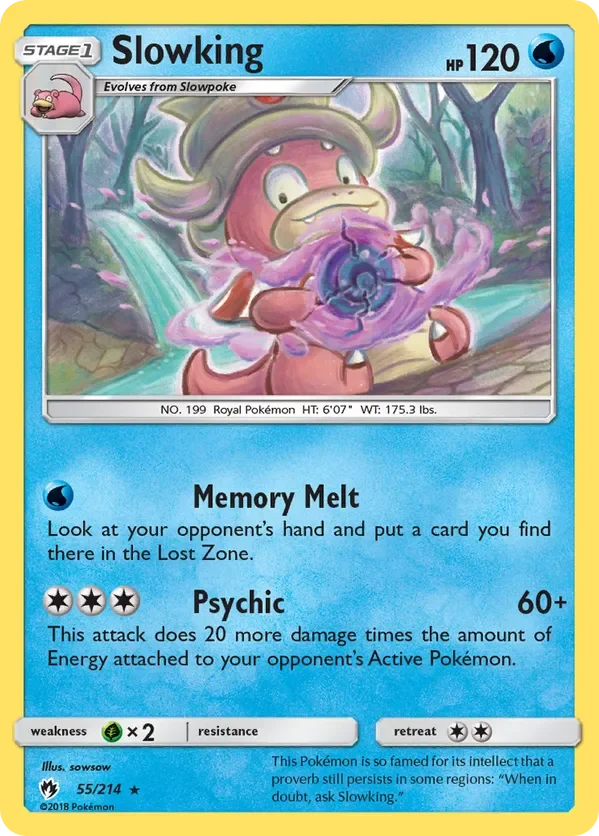 55/214 from Lost Thunder Rare Pokemon Card